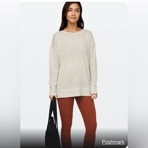 Lululemon Sweater Well Being Crew Sweater Linen | Color: Cream | Size: M
